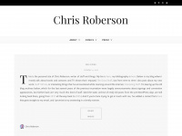 chrisroberson.net Webseite Vorschau