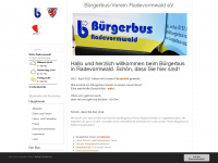 buergerbus-radevormwald.de Webseite Vorschau