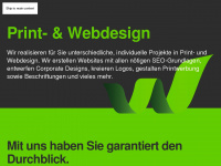 werbefranken.ch Webseite Vorschau