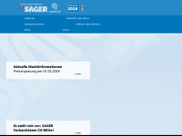sager.ch Webseite Vorschau