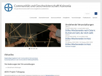 koinonia-online.de Webseite Vorschau