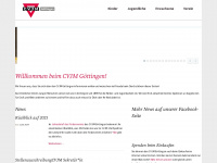 cvjm-goettingen.de Webseite Vorschau