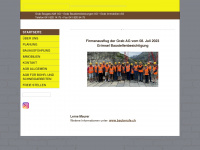 grab-bau.ch Webseite Vorschau