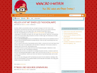 jaz-o-meter.de Webseite Vorschau