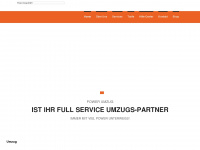 powerumzug.ch Webseite Vorschau