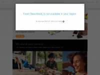 teambeachbody.com Webseite Vorschau