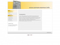 carrara-marmor.info Webseite Vorschau