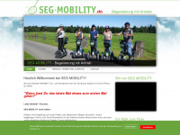 seg-mobility.de Webseite Vorschau