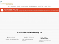 christliche-lebensberatung.ch Webseite Vorschau