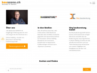 bauszene.ch Webseite Vorschau