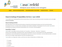 casacrefeld.com Webseite Vorschau