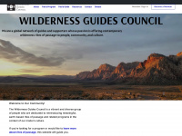 wildernessguidescouncil.org Webseite Vorschau