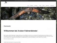 aviator-falknerdienste.de Webseite Vorschau