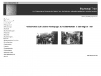 mahnmal-trier.de Webseite Vorschau