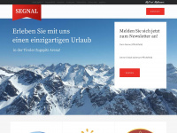 segnal.at Webseite Vorschau