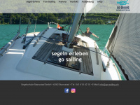 go-sailing.ch Webseite Vorschau