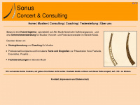 sonus-alte-musik.de Webseite Vorschau