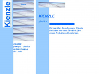 kienzle-plastics.com Webseite Vorschau
