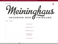 meininghaus.de Webseite Vorschau
