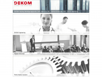 dekom-holding.de Webseite Vorschau