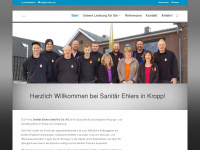 sanitaer-ehlers.de Webseite Vorschau