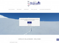 alpenhof.ch Webseite Vorschau