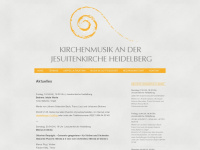 kirchenmusik-jesuitenkirche.de Webseite Vorschau