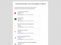 fh-berlin.de Webseite Vorschau