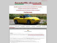 barchetta-forum.de Webseite Vorschau