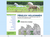 reitschule-christinenhof.de Webseite Vorschau