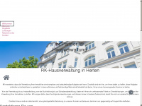 rk-hausverwaltung.de Webseite Vorschau