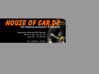 house-of-car.de Webseite Vorschau