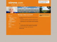 stimme.com Webseite Vorschau