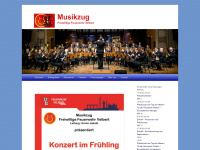 musikzug-velbert.de Webseite Vorschau