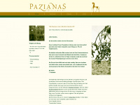 pazianas.de Webseite Vorschau