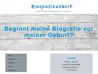 praxisbiografiearbeit.ch Webseite Vorschau