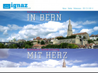 ignaz.ch Webseite Vorschau