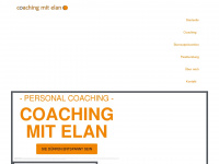 coaching-mit-elan.de Webseite Vorschau