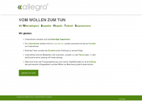 allegro-management.de Webseite Vorschau