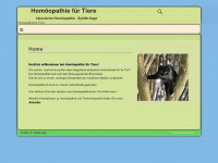 tierhomoeopathie-klassisch.com Webseite Vorschau