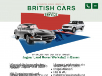 british-cars-service.de Webseite Vorschau