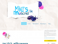mies-muschel.de Webseite Vorschau