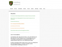 heidelberg-archers.de Webseite Vorschau