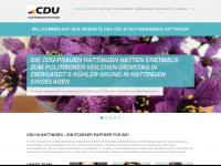 cdu-hattingen.de Webseite Vorschau