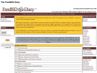 freebsddiary.org Webseite Vorschau