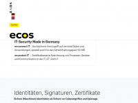 ecos.de Webseite Vorschau