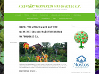 kgv-hafenwiese.de Webseite Vorschau