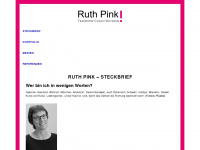 ruthpink.de Webseite Vorschau