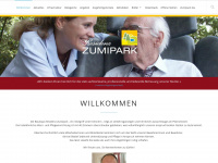 zumipark.ch Webseite Vorschau
