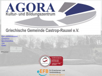 agora-kulturzentrum.de Webseite Vorschau